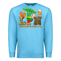 Ocean Blue lpn juneteenth licensed practical nurse Premium Sweatshirt - AdoDesignShop