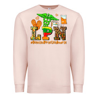 Pale Pink lpn juneteenth licensed practical nurse Premium Sweatshirt - AdoDesignShop