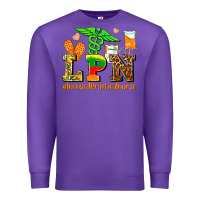 Purple lpn juneteenth licensed practical nurse Premium Sweatshirt - AdoDesignShop