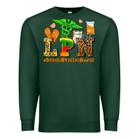 Sports Green lpn juneteenth licensed practical nurse Premium Sweatshirt - AdoDesignShop
