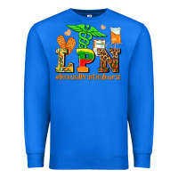 True Royal lpn juneteenth licensed practical nurse Premium Sweatshirt - AdoDesignShop