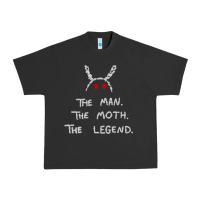 Pigment Black The Man The Moth The Legend Mothman Urban Heavy Tee - longCreatives