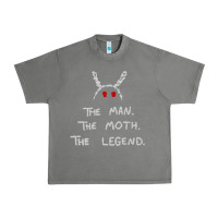 The Man The Moth The Legend Mothman Urban Heavy Tee | Teevron