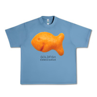 Pebble Blue Scientific Goldfish Urban Heavy Tee - longCreatives