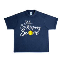 Navy Scorekeeper Softball Team Scorebook Keeper Raglan Baseball Urban Heavy Tee - longCreatives