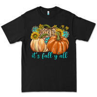Black It's Fall Y'all Premium Tee - texasbilliewilder