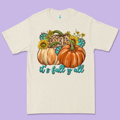 It's Fall Y'all Premium Tee Designed By Texasbilliewilder