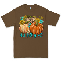Cacao It's Fall Y'all Premium Tee - texasbilliewilder