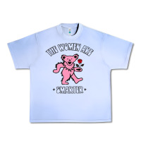 Grape Ice The Women Are Dancing Bear Smarter Urban Heavy Tee - longCreatives