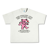 Pistachio The Women Are Dancing Bear Smarter Urban Heavy Tee - longCreatives