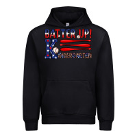 Black patriotic baseball kindergarten theme Urban Hoodie - JahusDesignShop