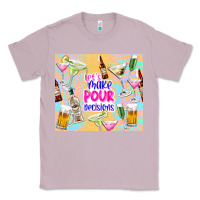 Lilac let's make pour decisions Classic Tee - TumblerDesignByShophia