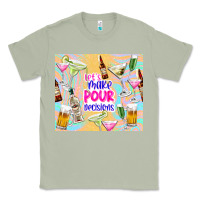 Matcha let's make pour decisions Classic Tee - TumblerDesignByShophia
