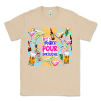 Mushroom let's make pour decisions Classic Tee - TumblerDesignByShophia