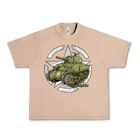 Burro Sherman M4A1 WWII Army Tank History Vintage Urban Heavy Tee - longCreatives
