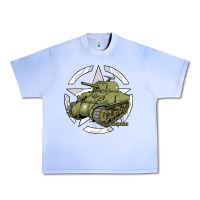 Grape Ice Sherman M4A1 WWII Army Tank History Vintage Urban Heavy Tee - longCreatives