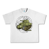 Lunar Rock Sherman M4A1 WWII Army Tank History Vintage Urban Heavy Tee - longCreatives