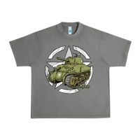 Sherman M4a1 Wwii Army Tank History Vintage Urban Heavy Tee | Teevron