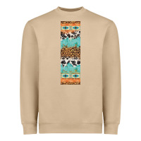 Mushroom fall pattern Heavyweight Sweatshirt - Artiststas
