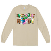 Mushroom Easter Day Don't worry be hoppy Long Sleeve Tee - OliviaCreatesArt