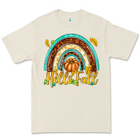 Bone Hello Fall with Rainbow Premium Tee - texasbilliewilder