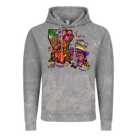 Cloud Rock mardi gras louisiana map Vintage Hoodie - OliviaCreatesArt