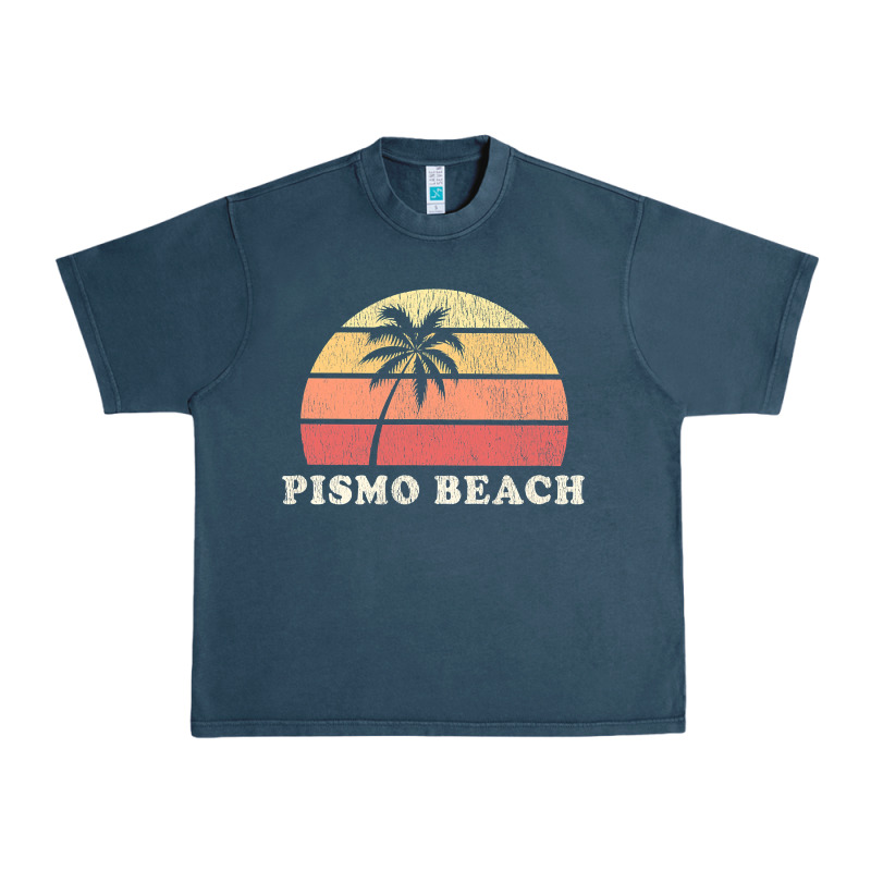 Pismo Beach Ca Vintage 70s Retro Throwback Design Urban Heavy Tee by longCreatives | Teevron