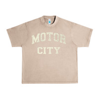 French Oak Classic Motor City Detroit Varsity Urban Heavy Tee - longCreatives