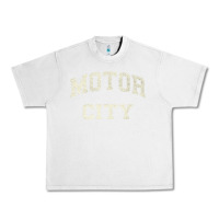 Lunar Rock Classic Motor City Detroit Varsity Urban Heavy Tee - longCreatives