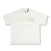 Pistachio Classic Motor City Detroit Varsity Urban Heavy Tee - longCreatives
