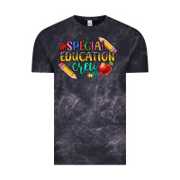 Cloud Black special education crew Vintage Tee - CowGirlArtShop