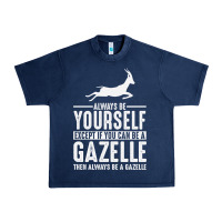 Navy Gazelle Gift Lover Urban Heavy Tee - longCreatives