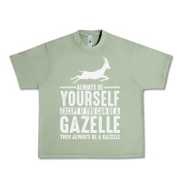 Oil Green Gazelle Gift Lover Urban Heavy Tee - longCreatives