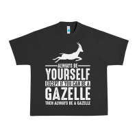 Pigment Black Gazelle Gift Lover Urban Heavy Tee - longCreatives