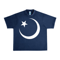 Navy Islam Symbol Design white Urban Heavy Tee - longCreatives
