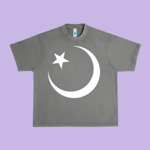 Islam Symbol Design White Urban Heavy Tee Designed By Longcreatives