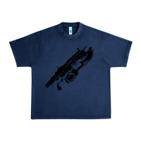 Navy Gears of war lancer Urban Heavy Tee - longCreatives