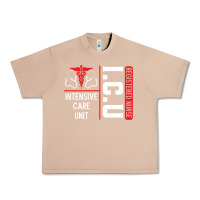 Burro ICU Registered Nurse Medical Intensive Care Unit Urban Heavy Tee - longCreatives