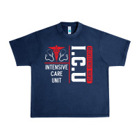 Navy ICU Registered Nurse Medical Intensive Care Unit Urban Heavy Tee - longCreatives