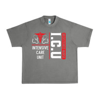 Tornado ICU Registered Nurse Medical Intensive Care Unit Urban Heavy Tee - longCreatives