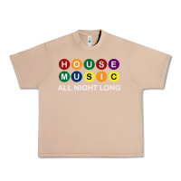 Burro House Music All Night Long Ravers Urban Heavy Tee - longCreatives