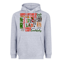 Heather Grey lunch lady Heavyweight Hoodie - AdoDesignShop