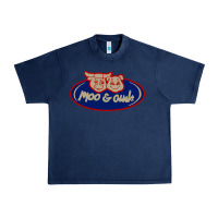 Navy Moo and Oink Chicago Urban Heavy Tee - longCreatives