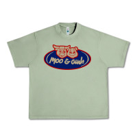 Oil Green Moo and Oink Chicago Urban Heavy Tee - longCreatives