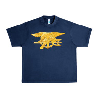 Navy Navy Seals badge Urban Heavy Tee - longCreatives