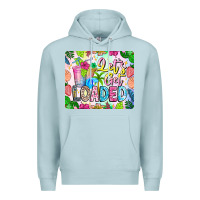 Blue Mist Lets Get Loaded Mouse Pad Premium Hoodie - CowhideDigitalArt