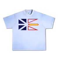 Grape Ice Newfoundland and Labrador Flag - 3 Color Urban Heavy Tee - longCreatives