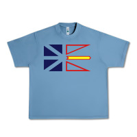 Newfoundland And Labrador Flag - 3 Color Urban Heavy Tee | Teevron