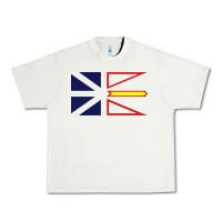 Pistachio Newfoundland and Labrador Flag - 3 Color Urban Heavy Tee - longCreatives