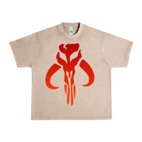 French Oak Mando Mythosaur Skull Sticker Urban Heavy Tee - longCreatives